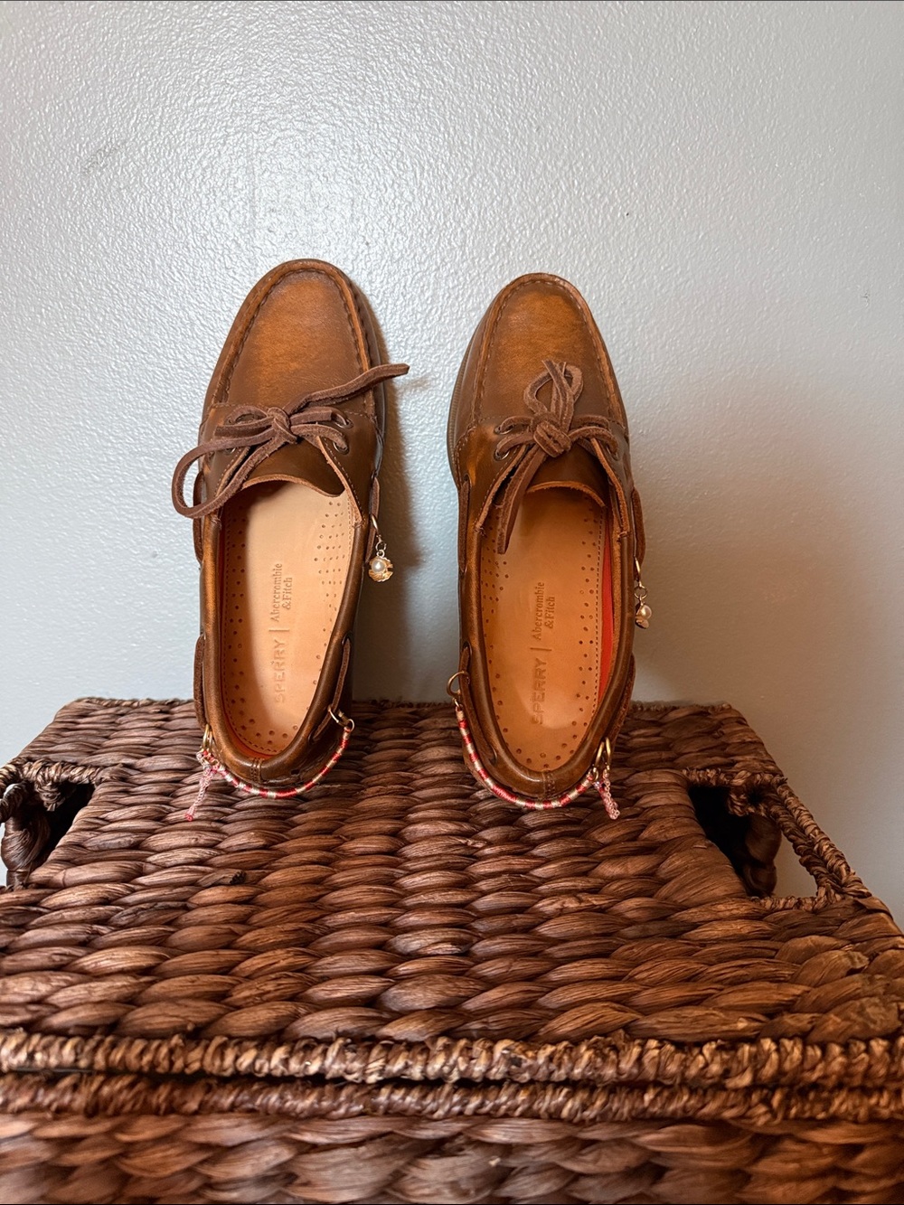Sperry/Abercrombie & Fitch Brown Leather Women’s Boat Shoes